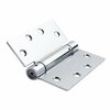 Global Door Controls 4.5 in. x 4.5 in. Polished Chrome Steel Spring Hinge (Set of 3) CPS4545-US26-3